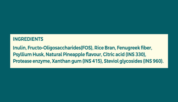 Fiber Supplement - Soluble I Insoluble I Prebiotics