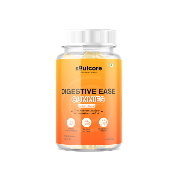 Digestive Ease Gummies - Lemon Flavour
